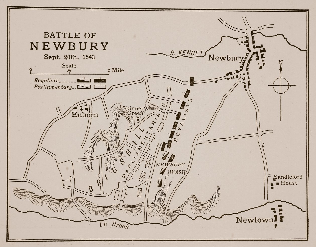 Bataille de Newbury, 20 septembre 1643 - English School