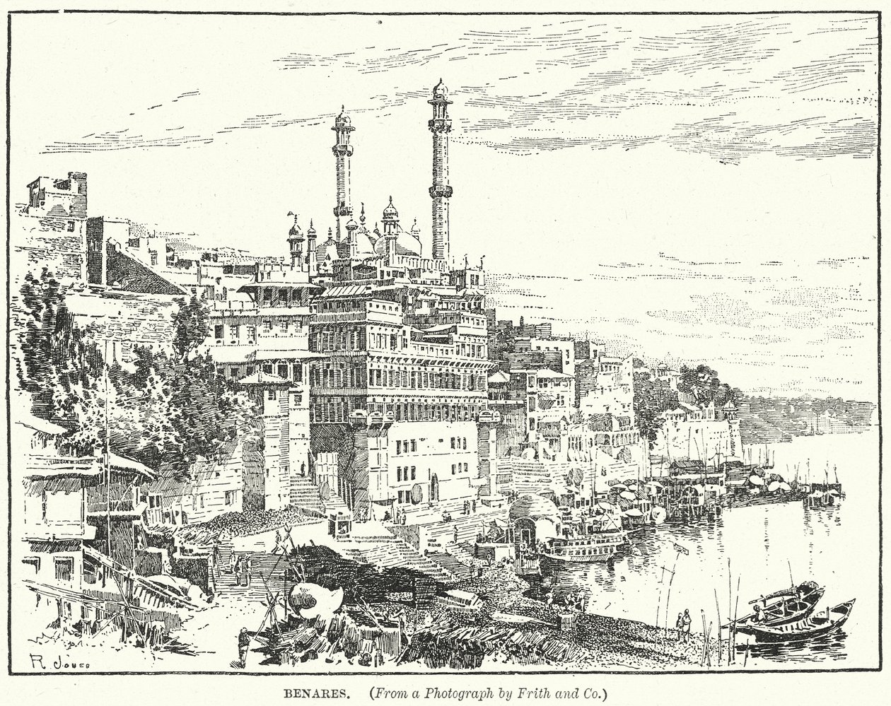 Bénarès (gravure) - English School