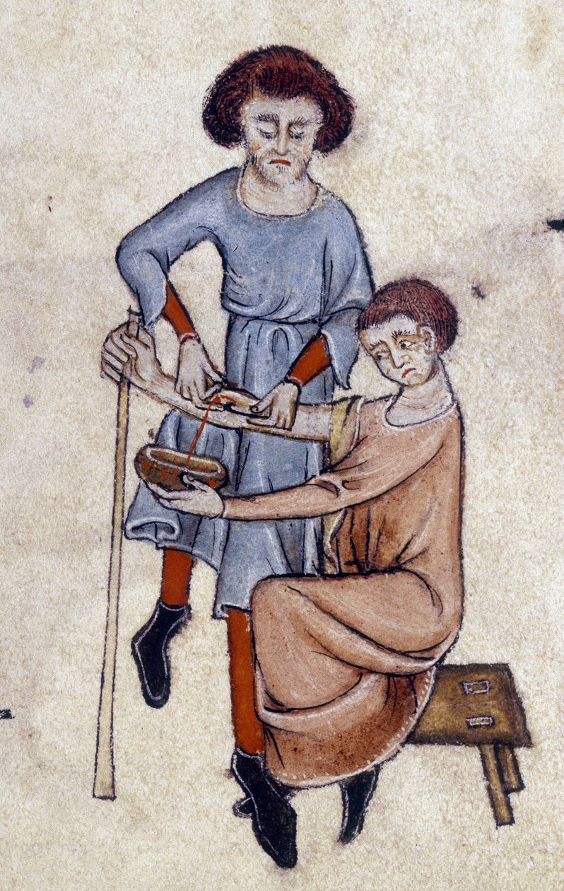 Saignée, du Psautier de Luttrell, c.1325-35 - English School