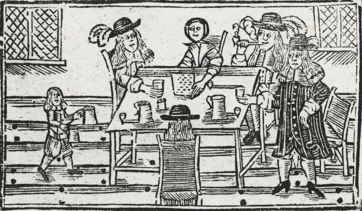 Jeu de société et boisson à la taverne - English School