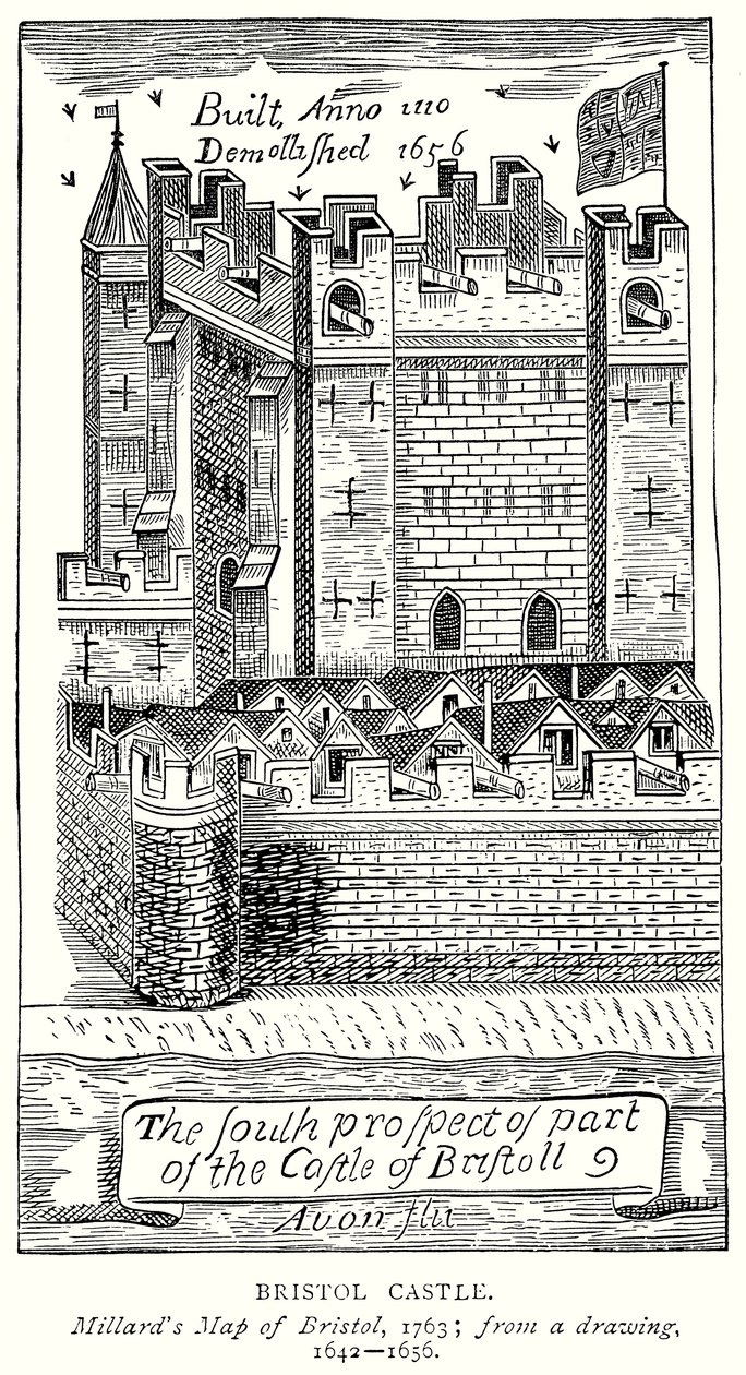Château de Bristol (gravure) - English School