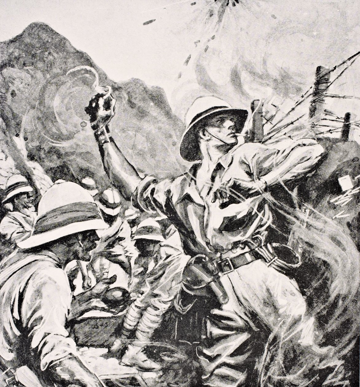 Lieutenant britannique W.T. Forshaw VC, de 