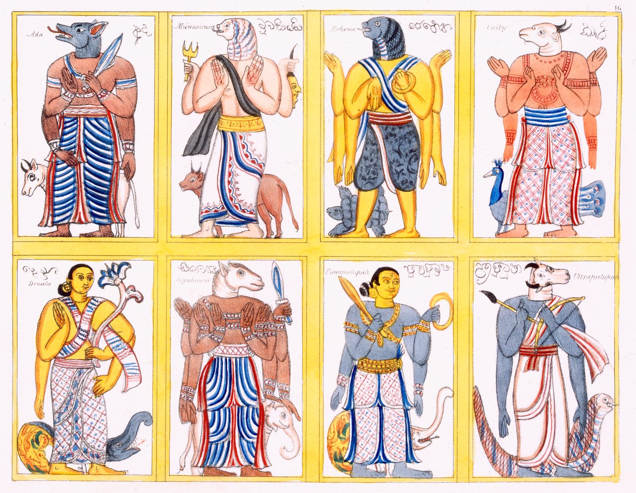 Divinités bouddhistes, de L