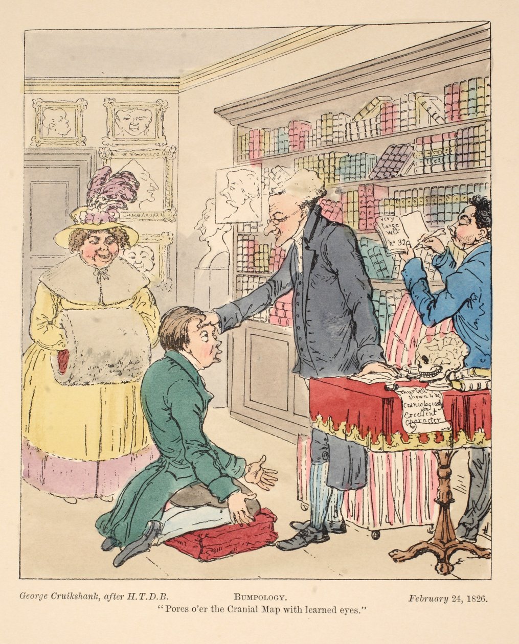 Bumpology, pub. 1826 - English School