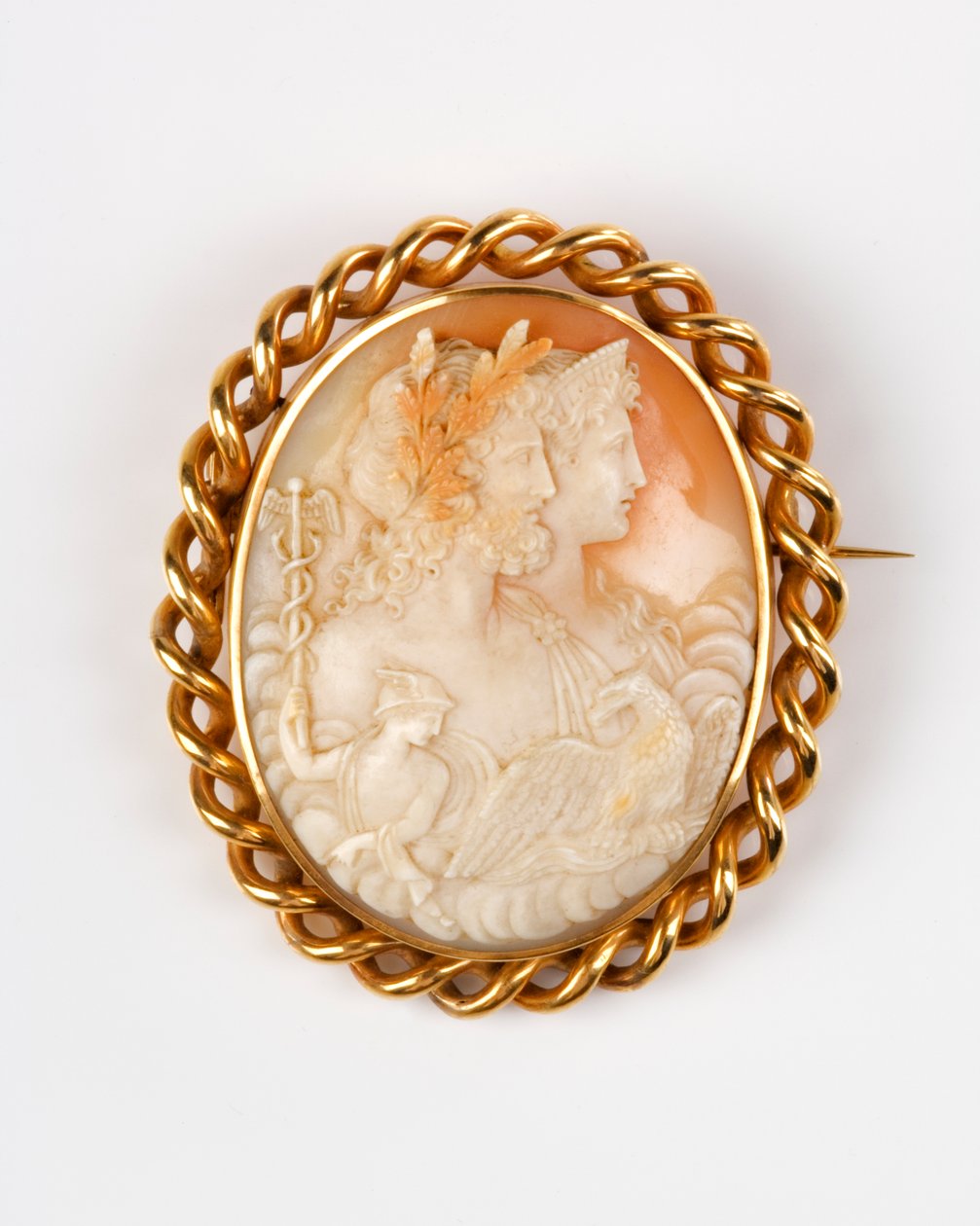 Broche camée, années 1890 - English School