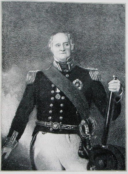 Capitaine Thomas Masterman Hardy (1769-1839) (gravure) - English School