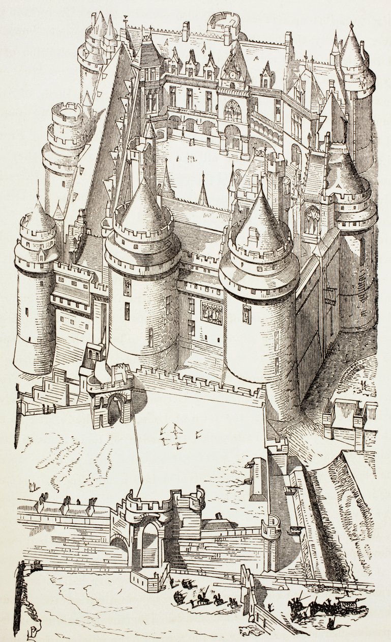 Château de Pierrefonds, France, c.1880 - English School