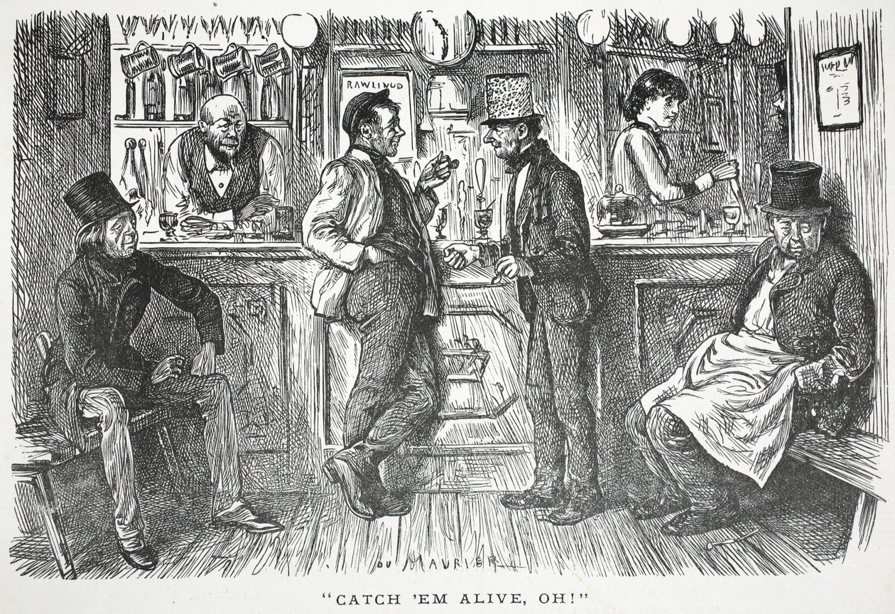 Attrapez-les vivants oh!, illustration de Punch - English School