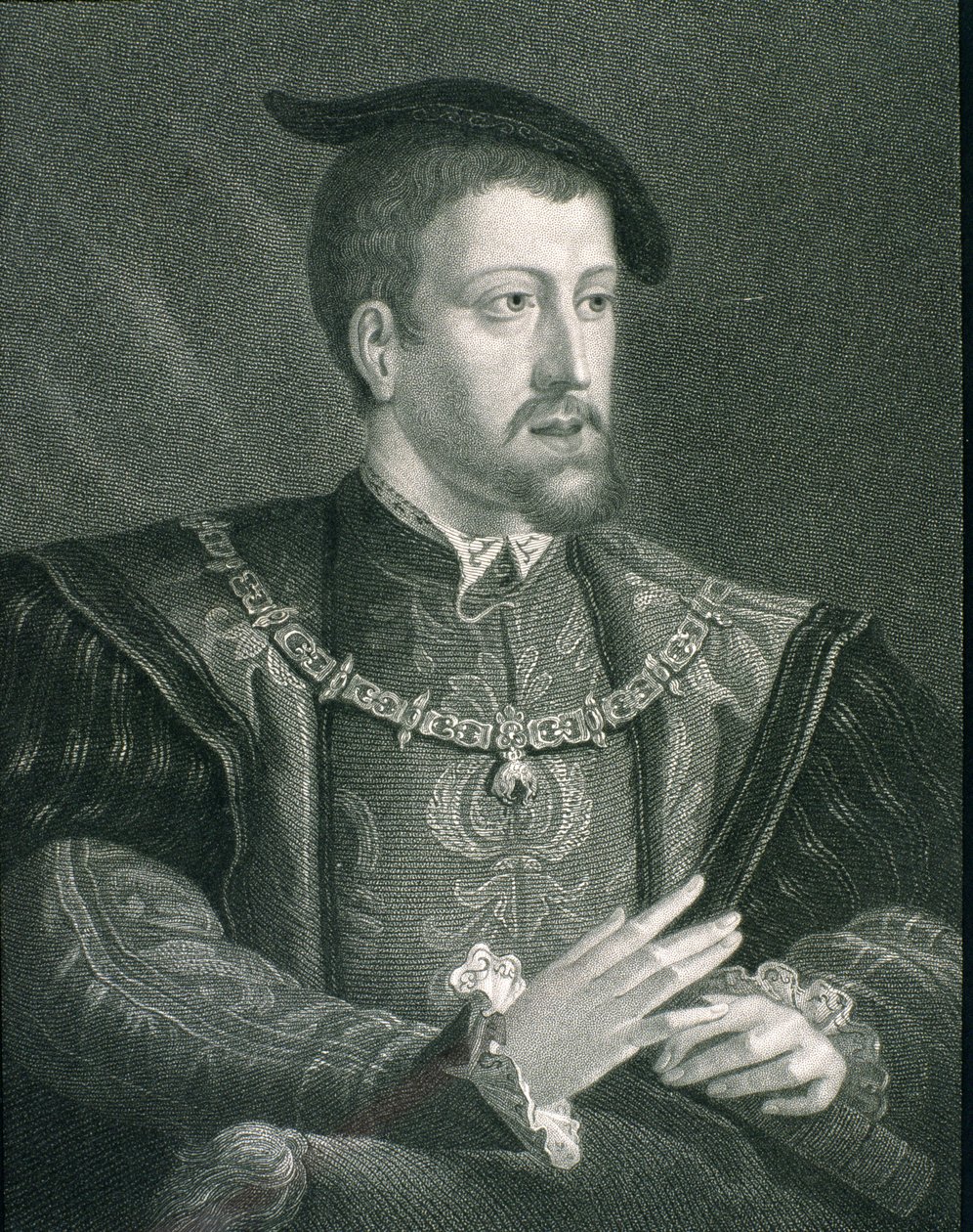 Charles V (1500-58) Empereur du Saint-Empire Romain et Roi d