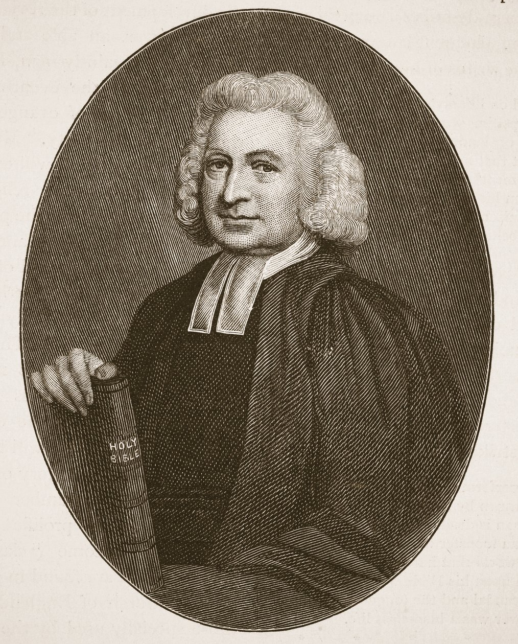 Charles Wesley, illustration de The Church of England: A History for the People par H.D.M. Spence-Jones - English School