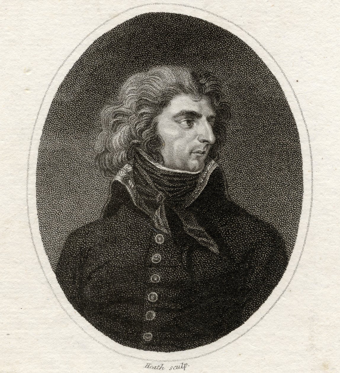 Charles XIV (1783-1844) Roi de Suède et de Norvège (1818-44) gravé par Heath, de 