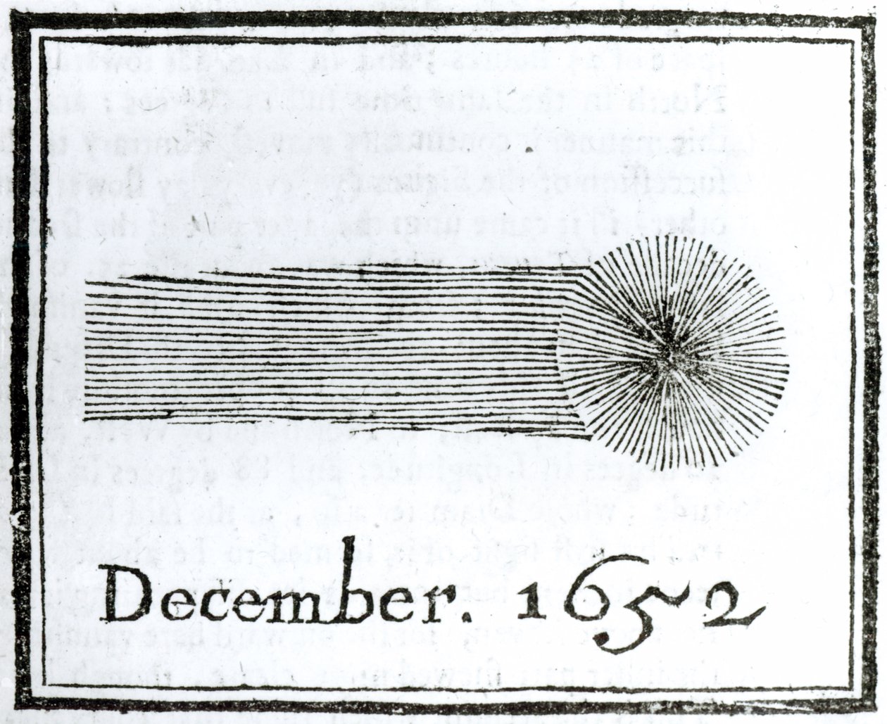 La Comète de Charles, décembre 1652 - English School