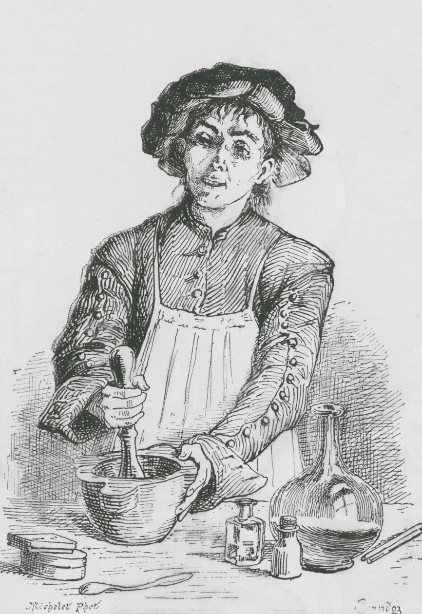 Chimiste (gravure) - English School