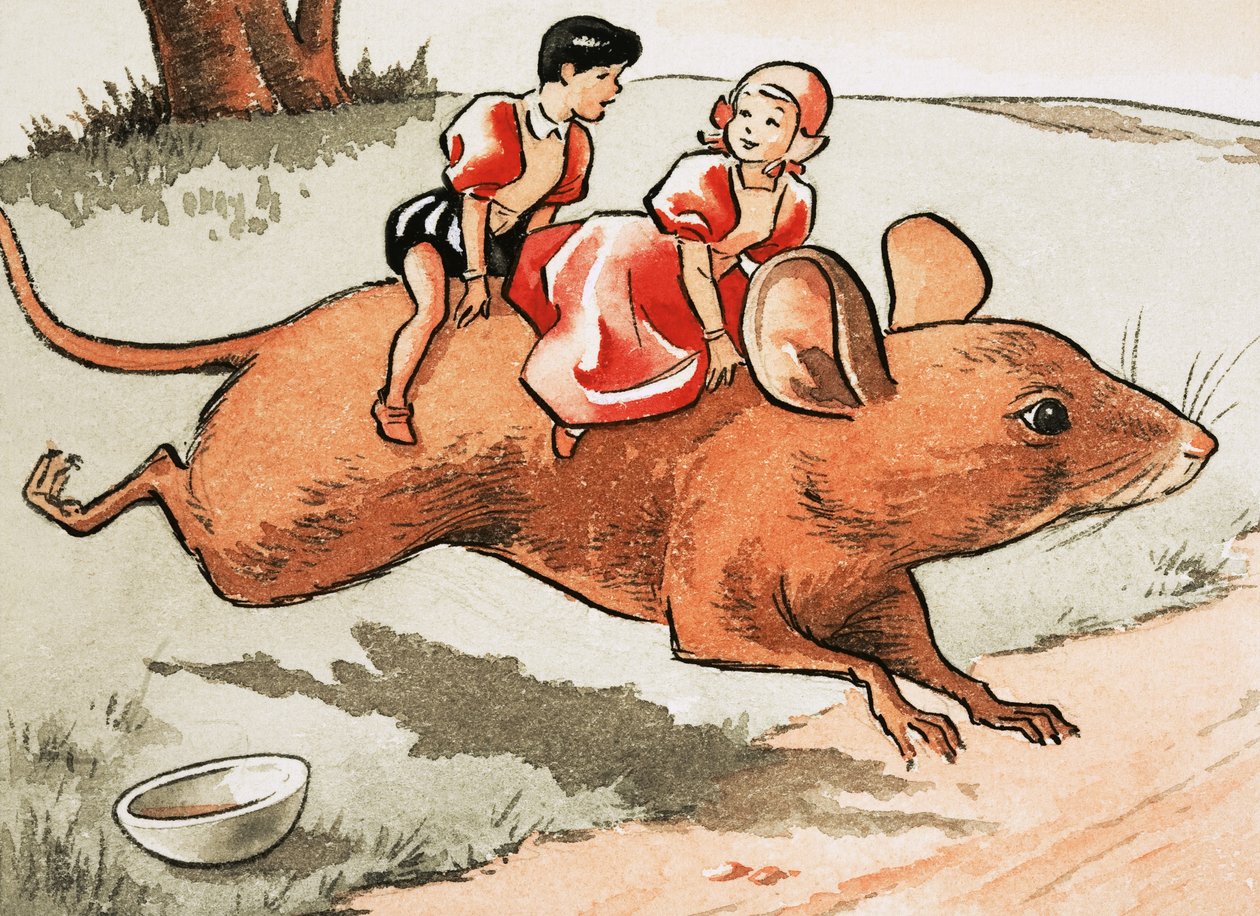 Les enfants sur le dos d