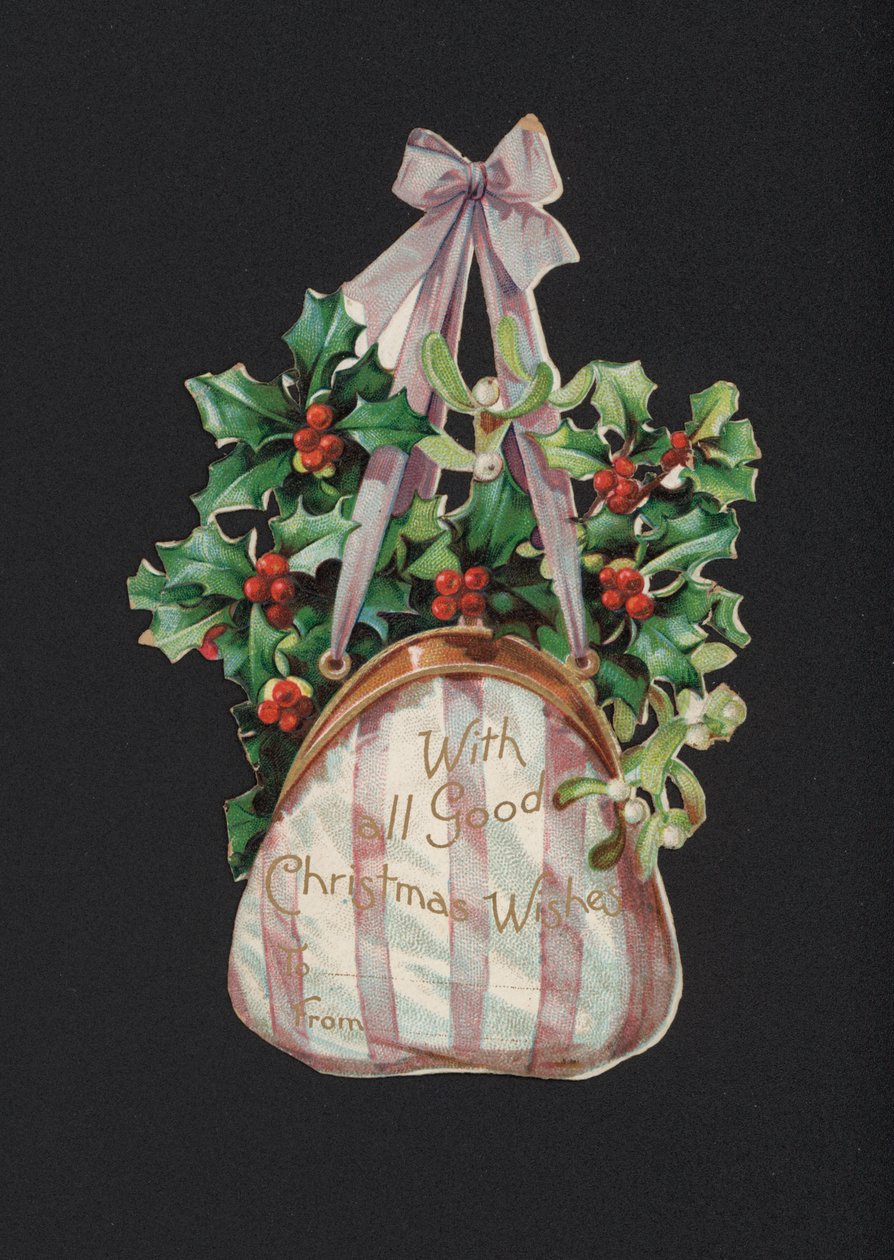 Vœux de Noël (chromolitho) - English School