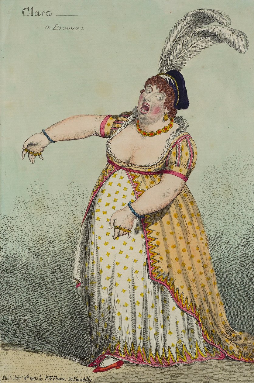 Clara: Une Bravura, 1802 - English School