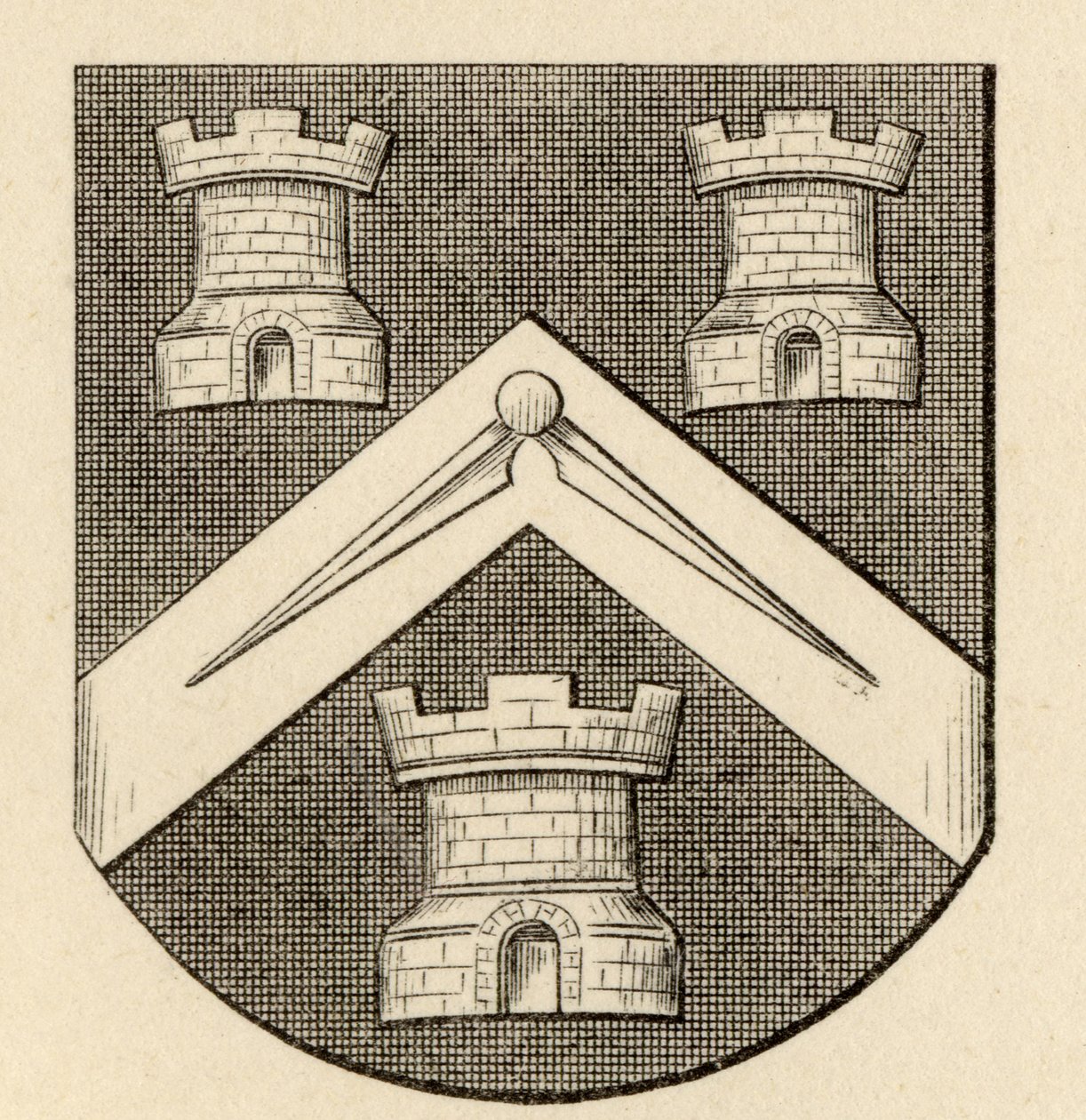Blason de la Compagnie des Maçons, de 