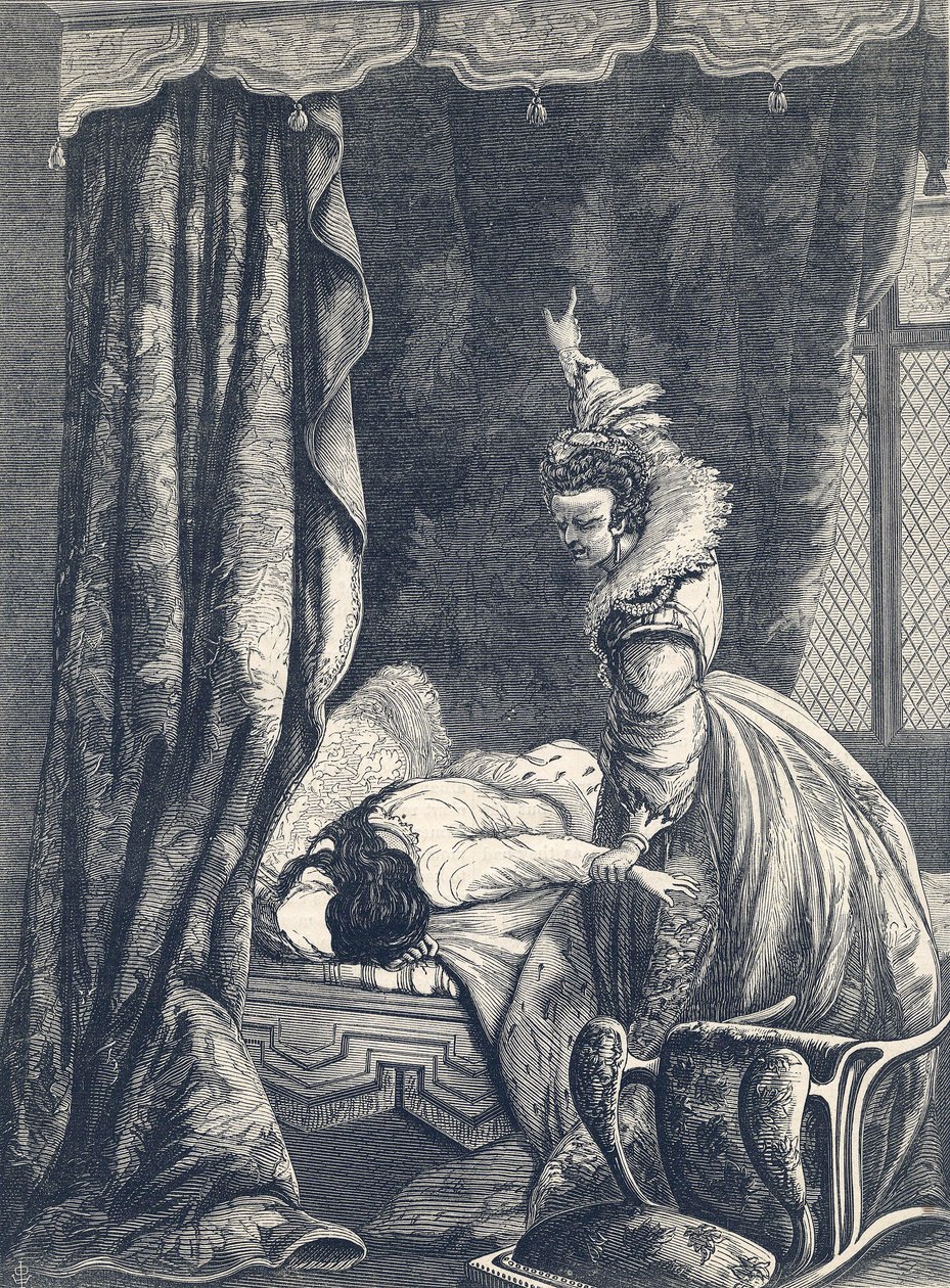 Confession de la comtesse de Nottingham, 1865 - English School