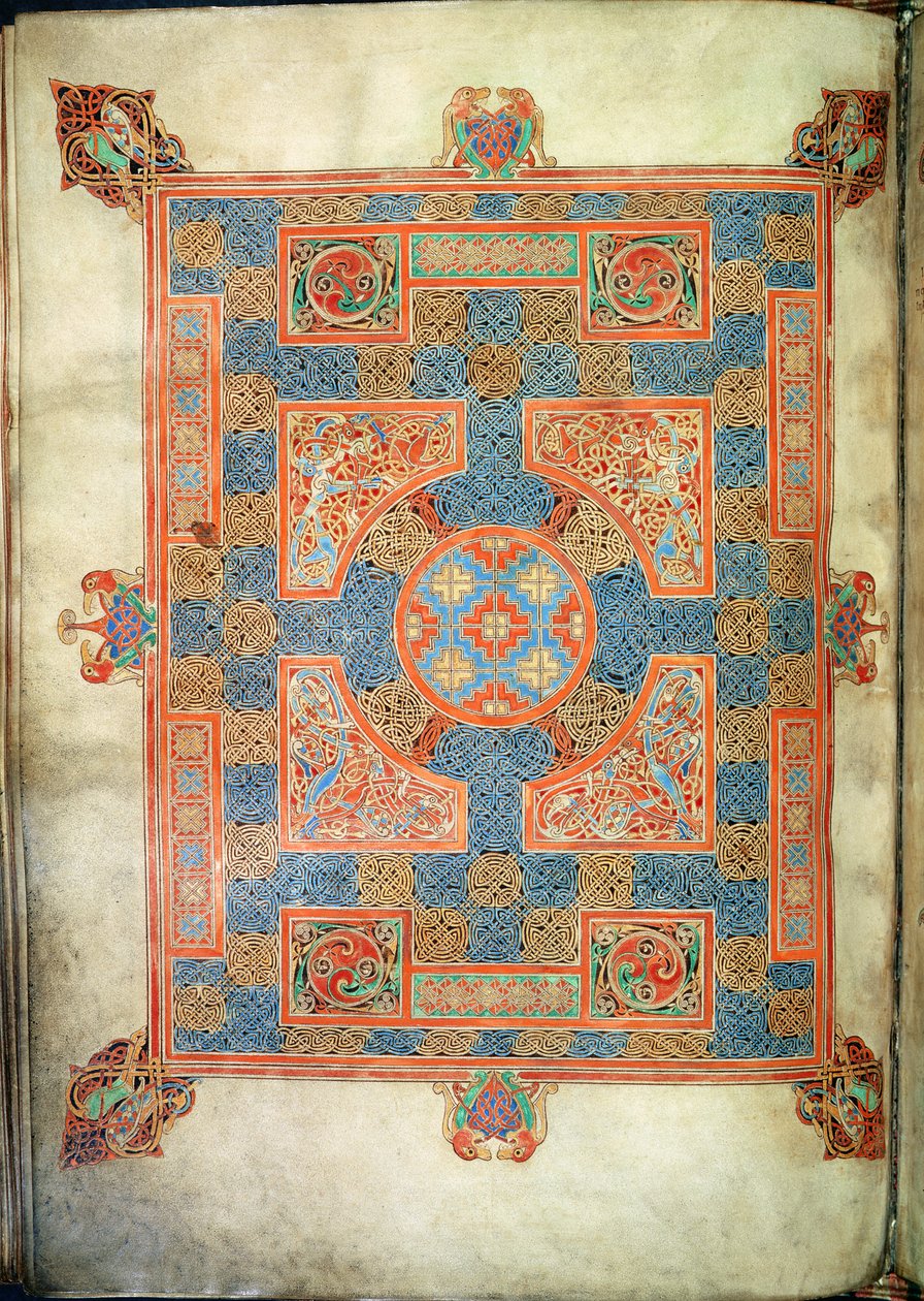 Page de tapis ouvrant l