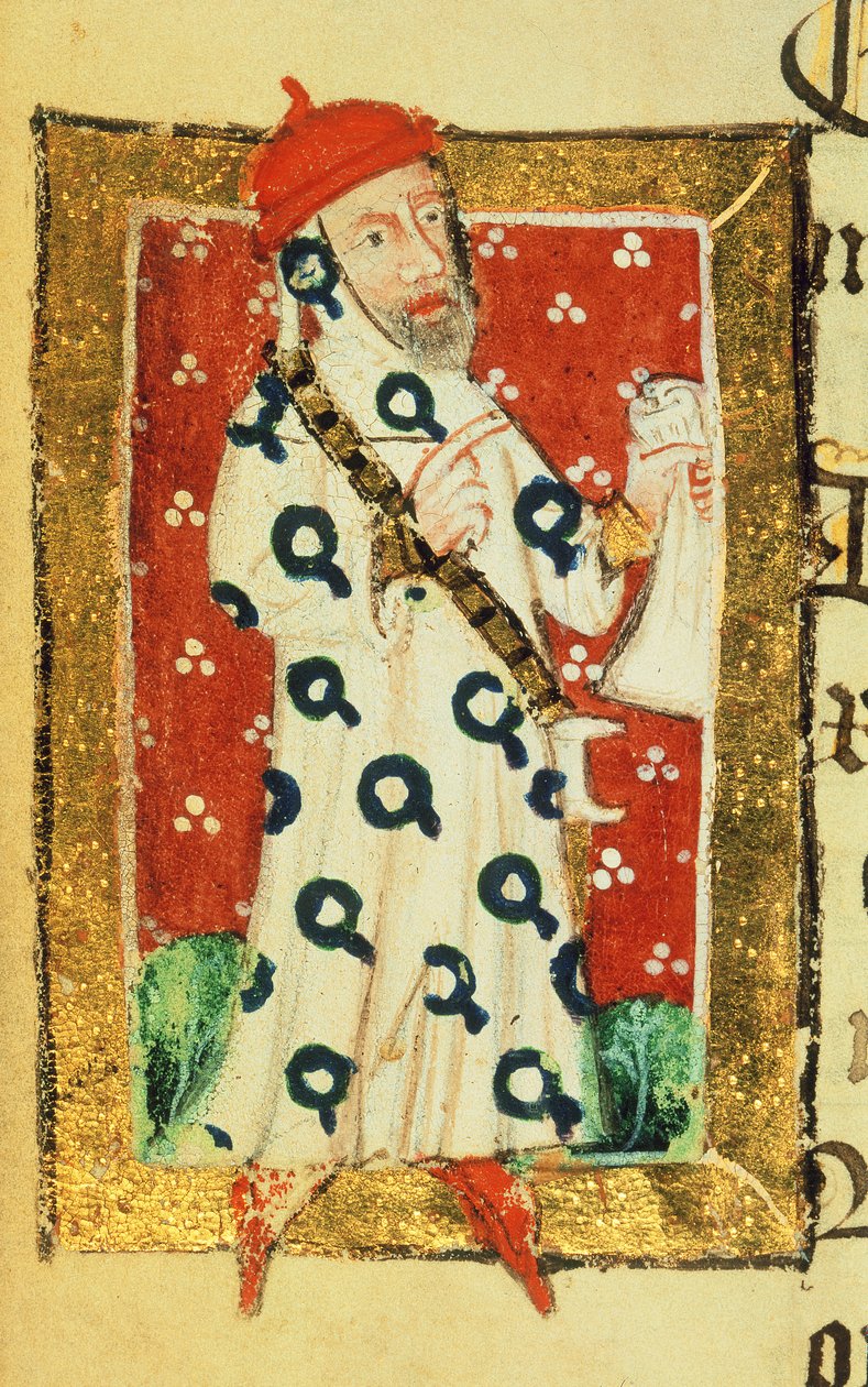 Nigel Lorning, chevalier de la Jarretière, du Livre des bienfaiteurs de l