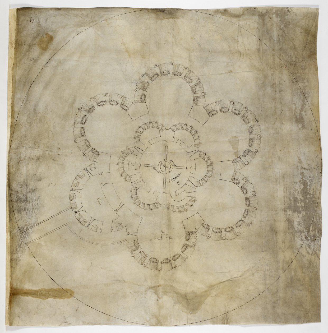 Plan au sol du château de Deal - English School