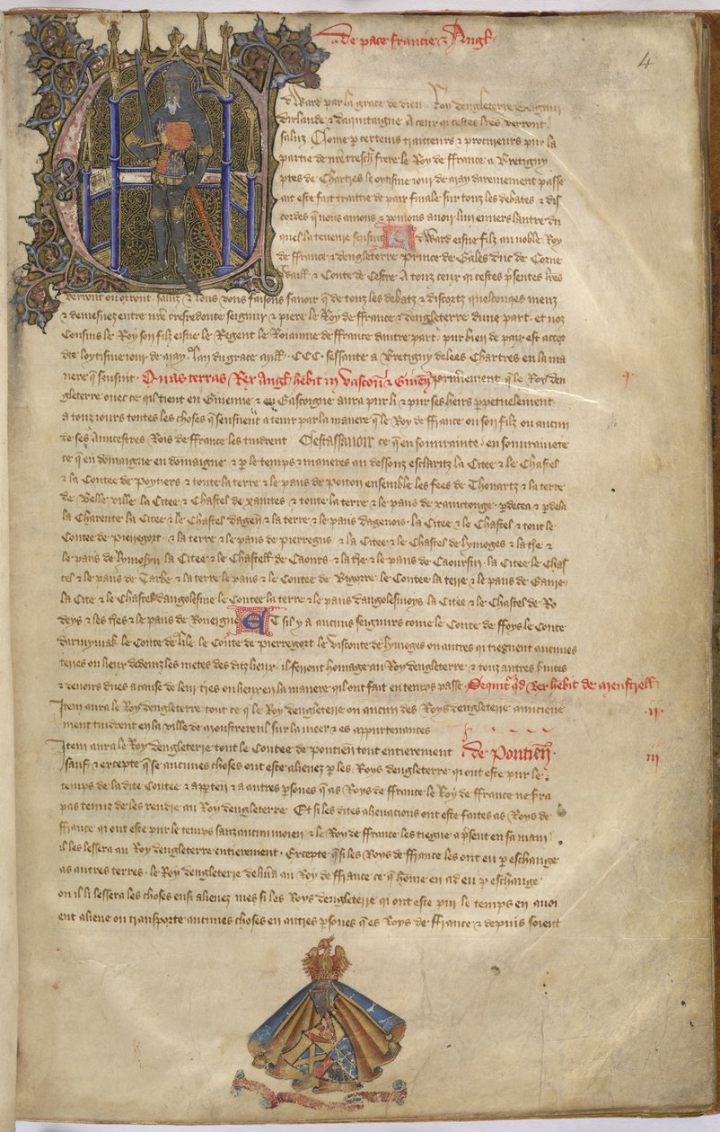 Initiale illuminée 