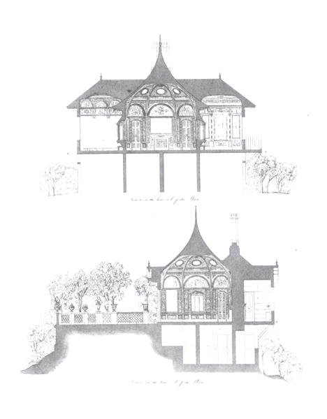 Coupes transversales de la Maison d