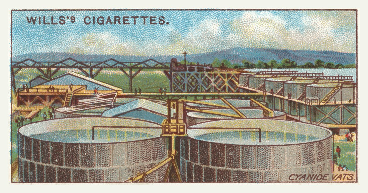 Cuves de cyanure (chromolitho) - English School