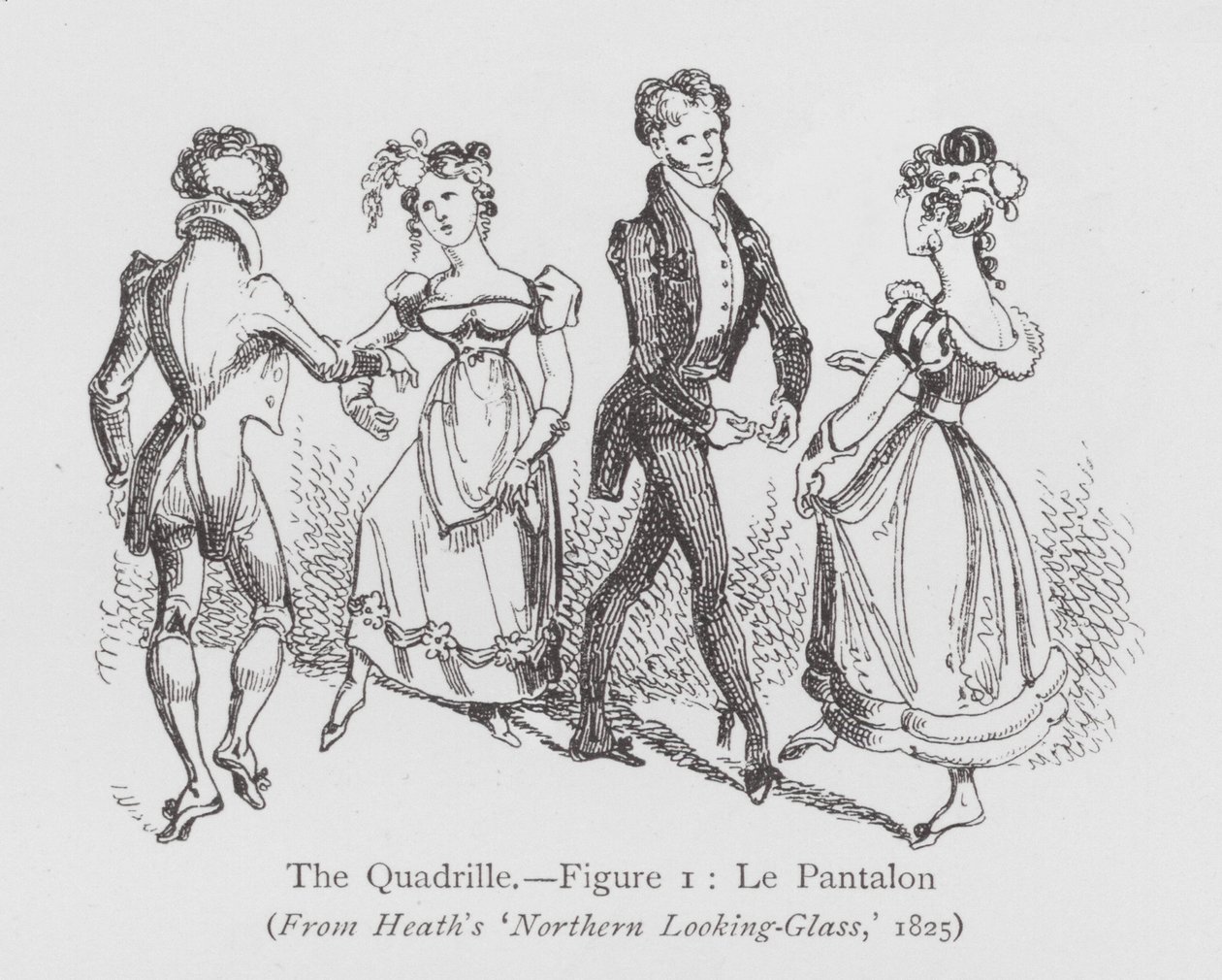 Danse : La Quadrille, Figure 1, Le Pantalon - English School