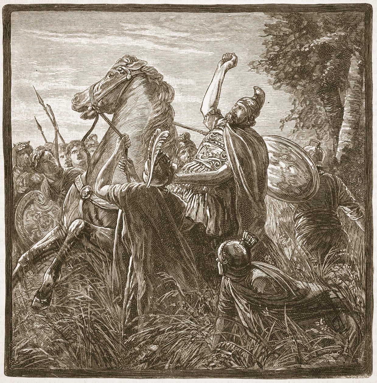 La mort de Crassus - English School