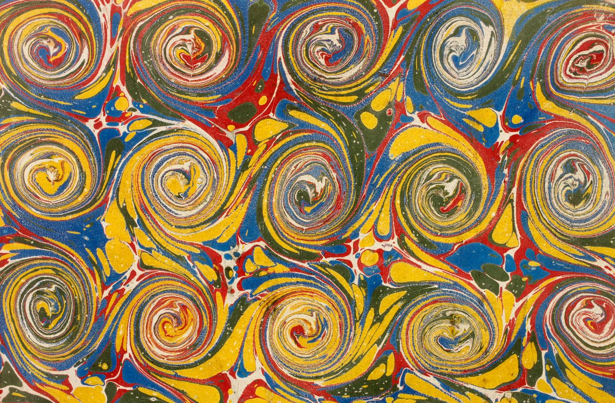 Papier de garde décoratif - English School