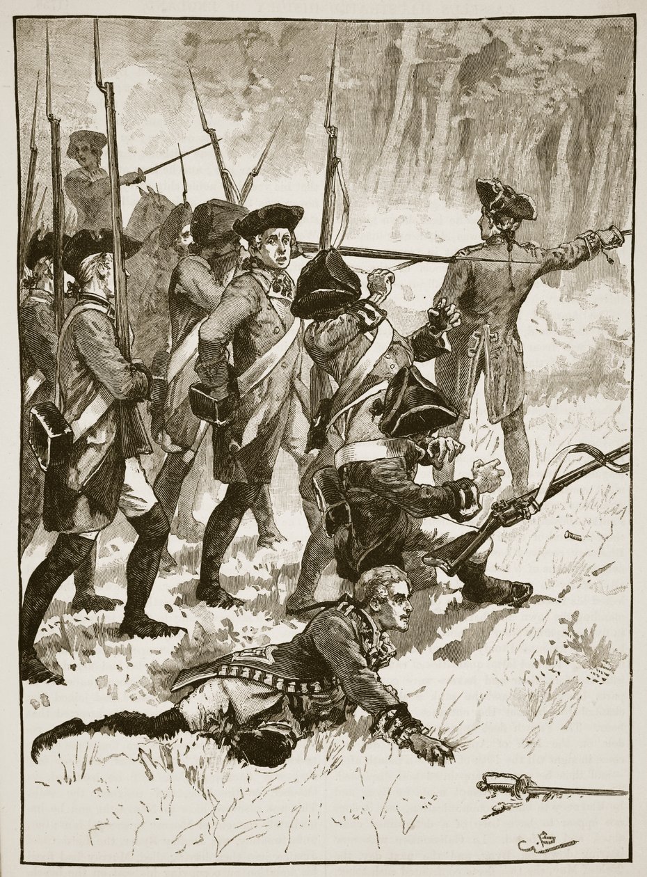 Défaite du général Braddock dans l