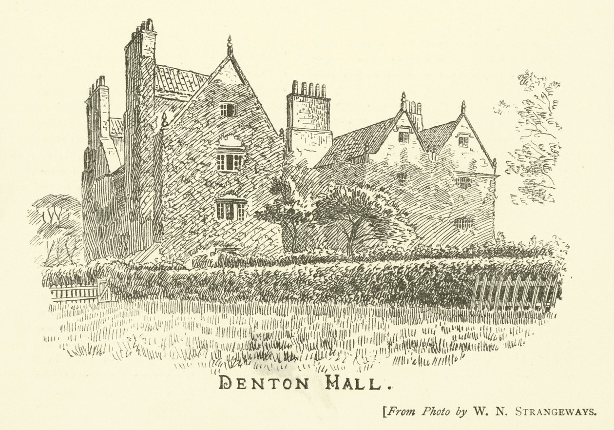 Denton Hall (gravure) - English School