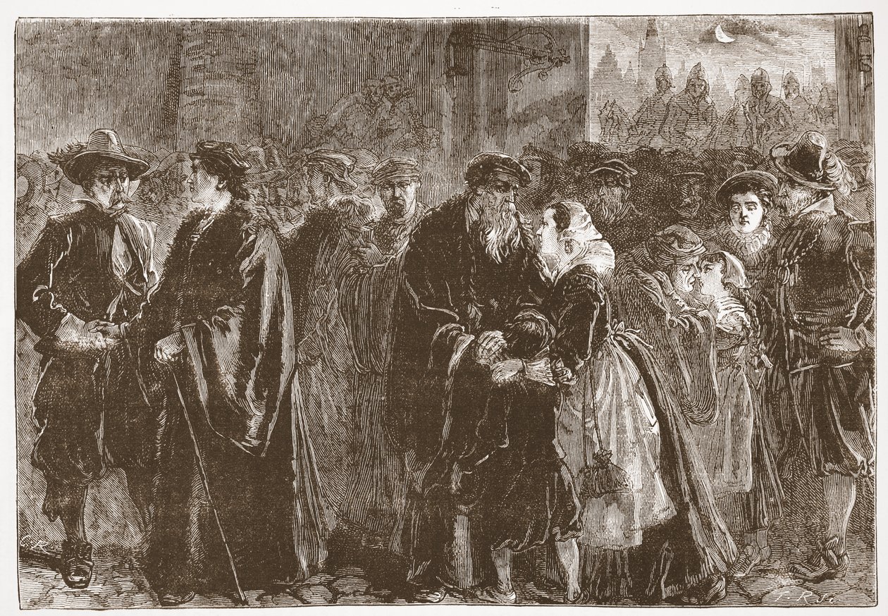 Départ des ministres bannis de Kuttenberg, illustration de L