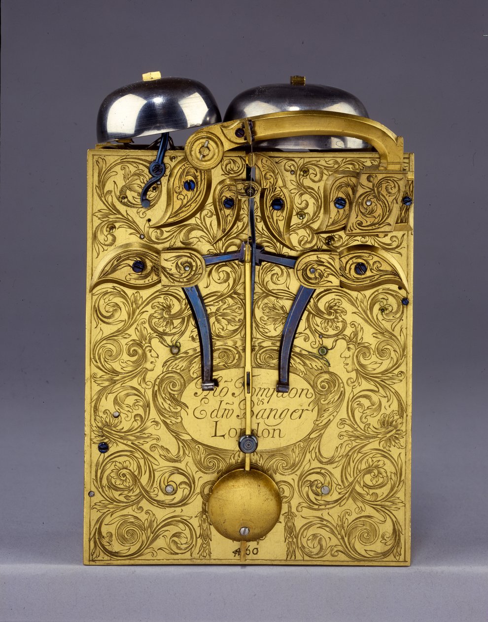 Détail de The Barnard Tompion, Tompion et Banger, Londres, No. 460, horloge à carillon, vers 1708 - English School