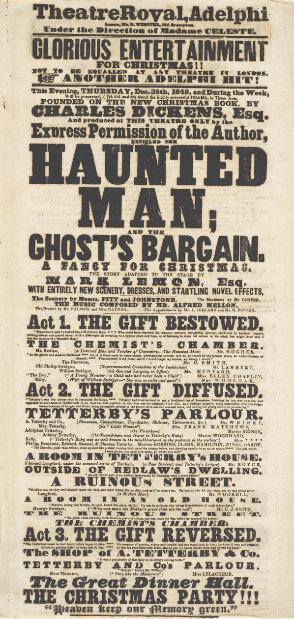 Affiche de Dickens : L