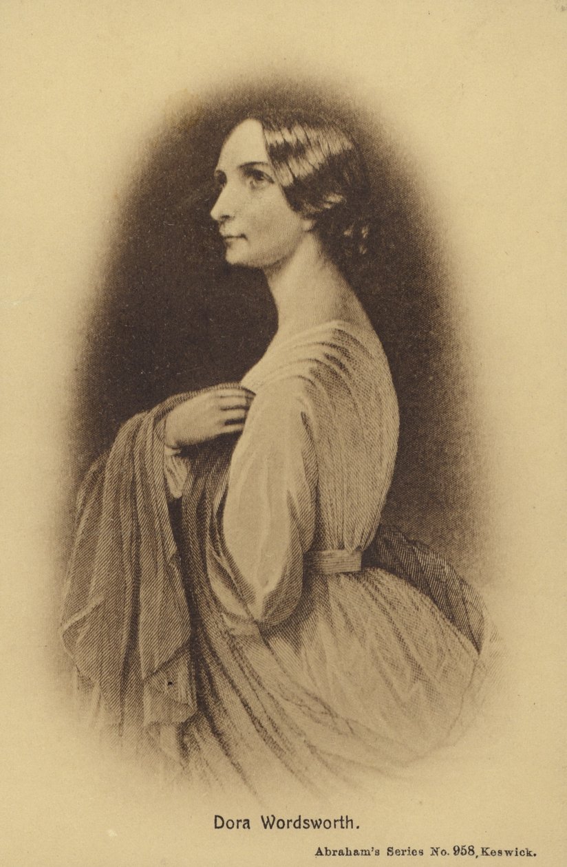 Dora Wordsworth (1804-1847), fille du poète anglais William Wordsworth (litho) - English School