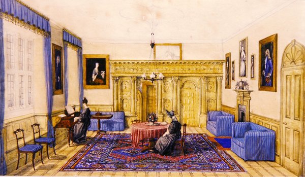 Intérieur de salon d