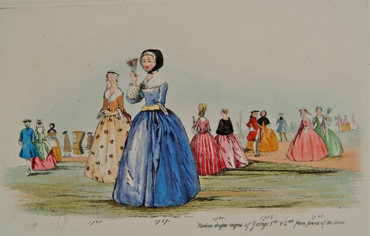 Robes des règnes du roi George I et du roi George II - English School