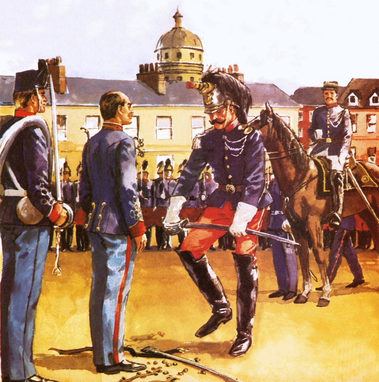 Dreyfus humilié en public - English School