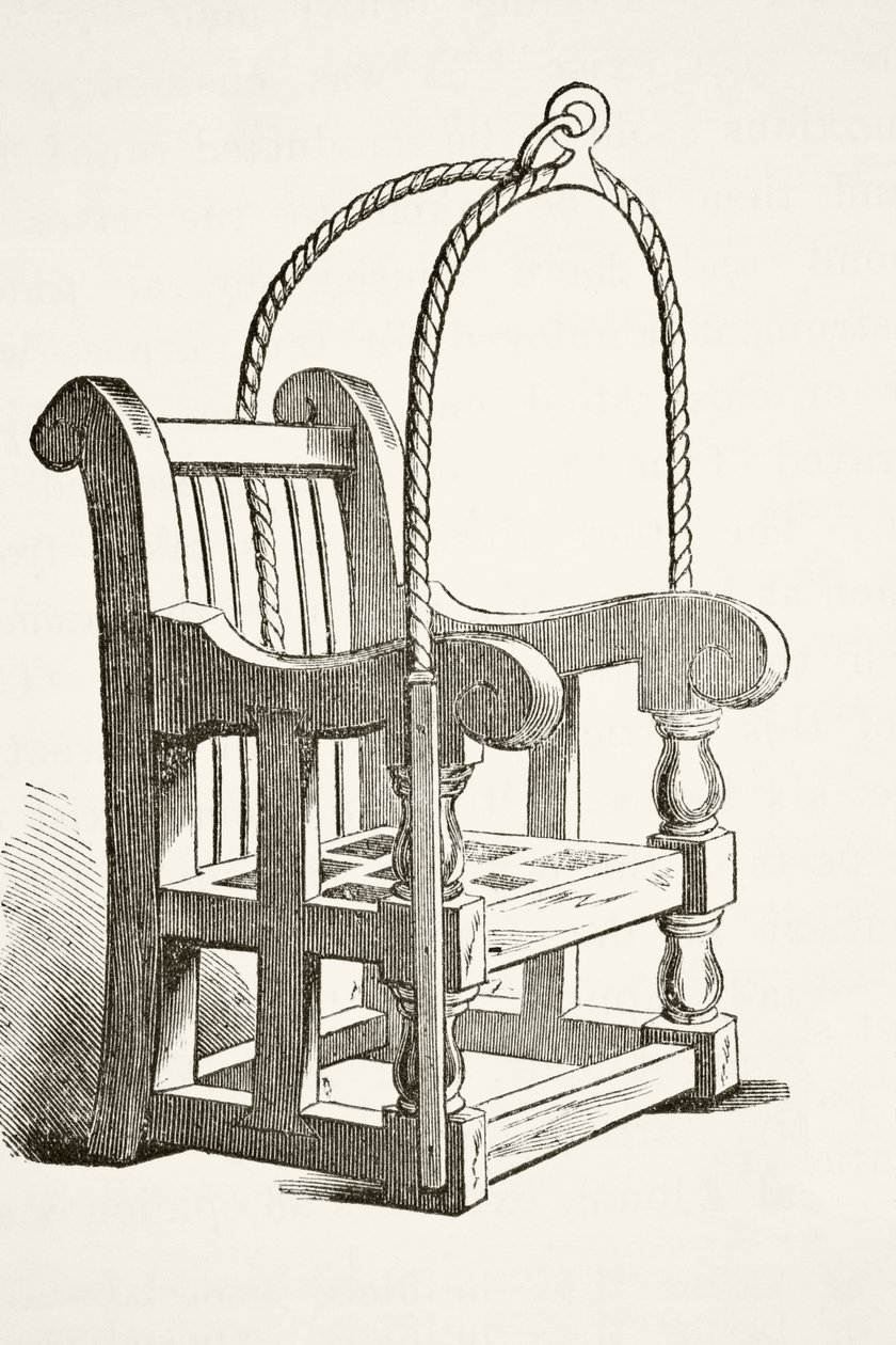 Chaise de canard utilisée au 15ème siècle, de 