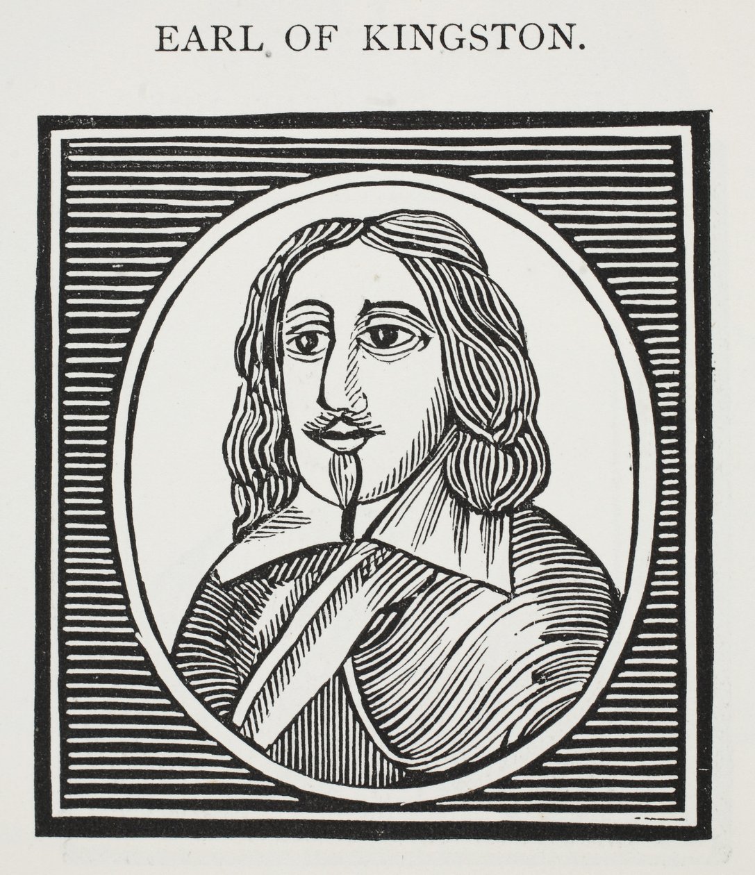 Comte de Kingston (1600-80), illustration de Chap-books du XVIIIe siècle par John Ashton, pub. 1882 - English School