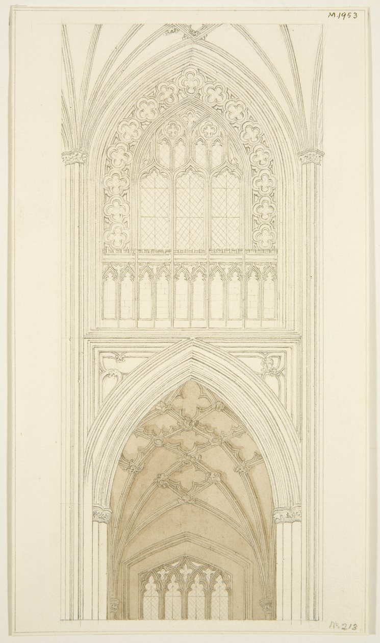 Côté est du transept sud de St Mary Redcliffe - English School
