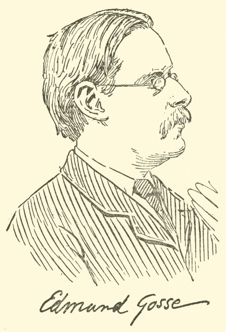 Edmund Gosse (gravure) - English School