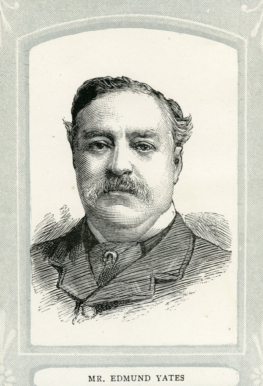 Edmund Yates (1831-94), journaliste et romancier - English School