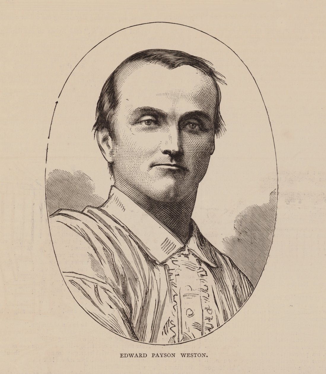 Edward Payson Weston (gravure) - English School