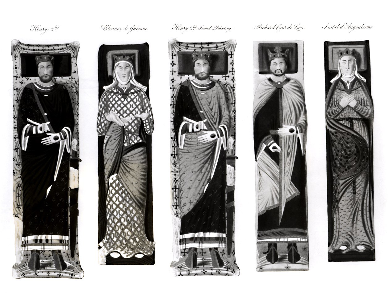 Effigies de Henri II (1133-89) Éléonore d