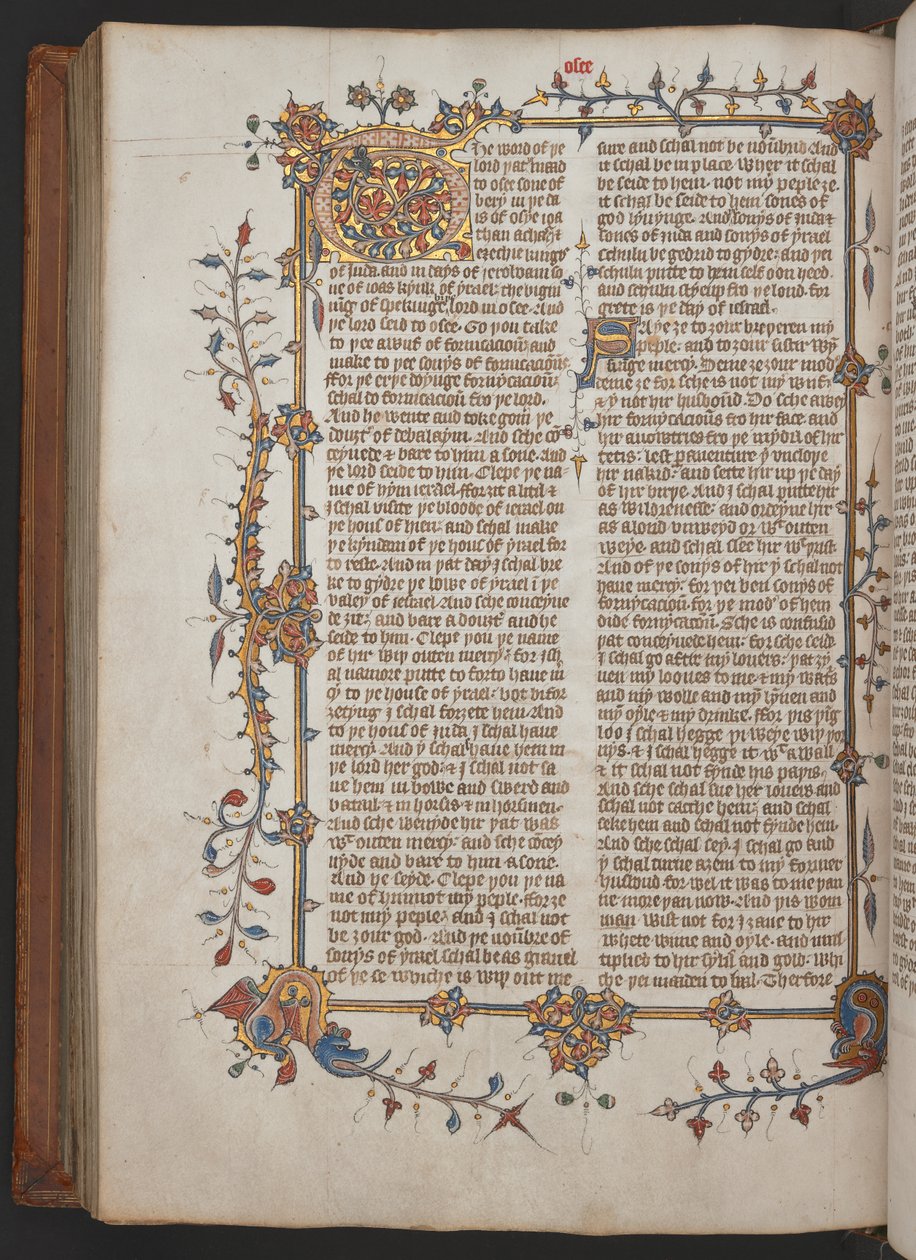Egerton 617, Bible Wycliffite, avant 1397 (vélin) - English School