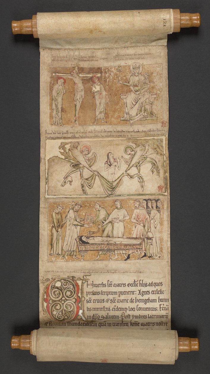 Egerton MS 2849, Membrane I, vers 1225-30 (vélin) - English School