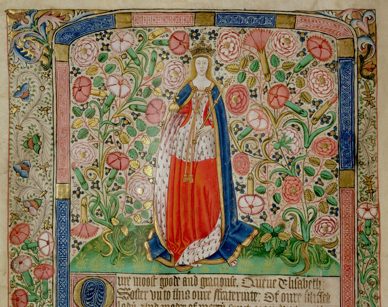 Elizabeth Woodville (c.1437-92) reine consort du roi Édouard IV d